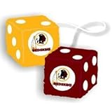Washington Redskins Fuzzy Dice (Quantity of 1)