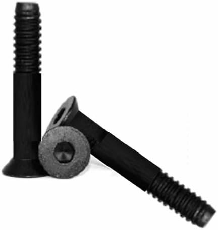 Metric M8 X 70mm Flat Head Socket Cap Screw; Black; Pack of 10