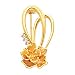 14K White or Yellow Gold Diamond Brooch - 0.06 Ct. (ALSO AVAILABLE WITH GEMSTONES)