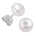 Bella Donna Damen Perlen-Ohrstecker  925/000 Silber 2 S�sswasser-Zuchtperlen 8,0 - 8,5 mm Button 655270