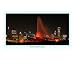 Chicago skyline Chicago White Sox win Stretched Canvas Poster Print