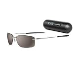 Oakley Men's Nanowire 2.0 Iridium Polarized Sunglasses,Titanium Frame/Tungsten Lens,one size