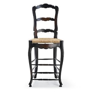 Clermont Bar Height Bar Stool (30"H seat) - Black - Frontgate