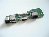 New OEM Dell Inspiron 1545 DC Jack Board 48.4AQ03.011 w/ Octagon Shaped Jack