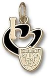 Dallas Mavericks I Heart Logo 1/2 Enamel Enamel Pendant