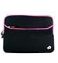 (15" Black with Pink trim) Neoprene Case Bag Sleeve for Apple Macbook 13" Macbook, Macbook Pro 15" and Macbook Pro 17" Macbook Sleeves MacBook Air (Many Color Available). (Macbook 13 inches, Reversible Pink-Red)