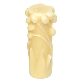 Sculpted Tulip Decorative Hand-made Unscented Candle Lamp - 4