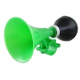 0.8 Diamter Green Plastic Clasp Rubber Reed Bulb Horn for Car by uxcell
