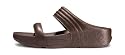 Fitflop Walkstar Slide Leather Chocolate Size 6