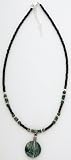 Jasper Silver Wire Wrapped Pendant Necklace - Stone Color & Matrix Will Vary!