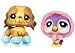 Hasbro Littlest Pet Shop Pet Pairs "Prized Pets" Series 2010 Bobble Head Pet Figure Set - ST. BERNARD (#1940) and PENGUIN (#1941) with Accessories Plus Bonus Friend Cards (28300)_s-2