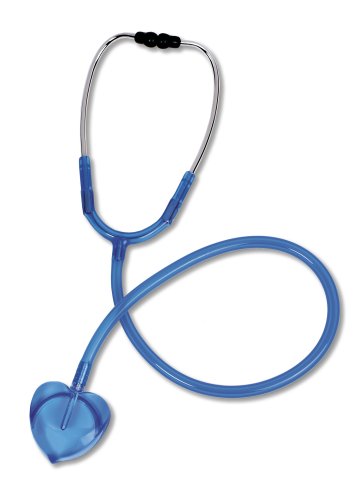 Prestige Medical Clear Sound Heart Stethoscope, Frosted Royal
