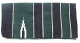 34 x 64 HUNTER GREEN BLACK Navajo Print Saddle Blanket