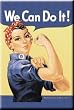 Rosie the Riveter Refrigerator Magnet
