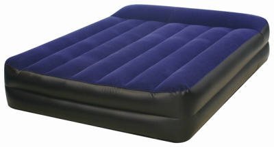 Polygroup Limited MC-77H-392 True Comfort Deluxe Queen Raised Airbed with 110-120V Built-In AC Pump
