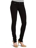 Blank Women's Back To Black Long Zipper Knit Skinny Jean,Black,24