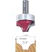 Freud 39-580 1-1/2-Inch Diameter Top Bearing Ovolo Groove Router Bit with 1/2-Inch Shank