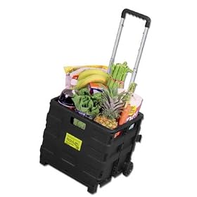 <b>Rolling Cart - Pack-n-Roll Large - Collapsible - (Black)</b>