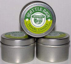 Seattle Rain Travel Candle by MarketSpice