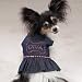 Dog Dress - Casual Canine Denim Diva Sundress - X-Small (XS)