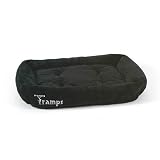 Tramps Cat Bed Large Luxury Lounger Black