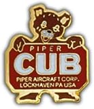 Piper Cub Logo Small Pin
