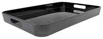 Zak Designs Gallery Large Tray, Black