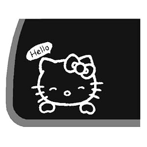 Hello Kitty "HELLO" Car Decal / Sticker