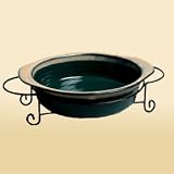 Review   / Baking Dish with Holder - Green