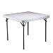Lifetime 22315 37-Inch Square Folding Table with 37-Inch Square Molded Top, White Granite