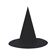 SeasonsTrading Black Witch Hat ~ Halloween Witch Costume Accessory (STC13010)