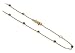 10 KT Gold 3 Tone Beads 10K Ankle Bracelet 9"10" Anklet