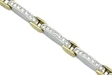 14KT 2T Gold 0.61Carat Ladies Diamond Bracelet