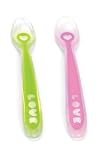 Munchkin 2 Pack Silicone Spoons, Colors May Vary