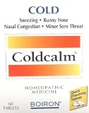 Boiron Coldcalm, Cold Relief Quick Dissolving Tablets 60 ea