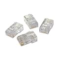 PCSL Brand - RJ45 plug x 100 - RJ45 Network Chrimp Connector / Plug - High Quality Design