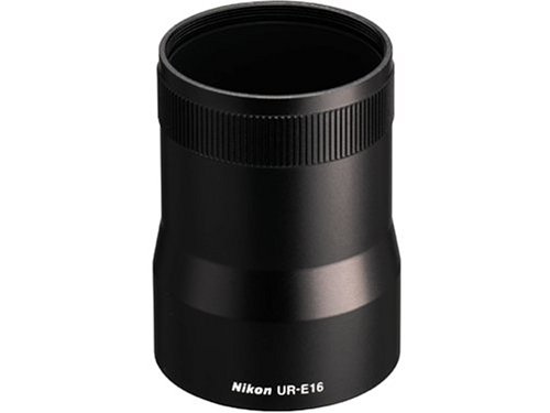Nikon UR-E16 Converter Adapter for use with FC-E9 Fisheye Lens & Coolpix 8400