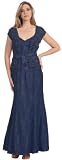 Mother of the Bride Formal Evening Dress #817 (Large, Navy Blue) Mother of the Bride Formal Evening Dress #817 (Large, Navy Blue)