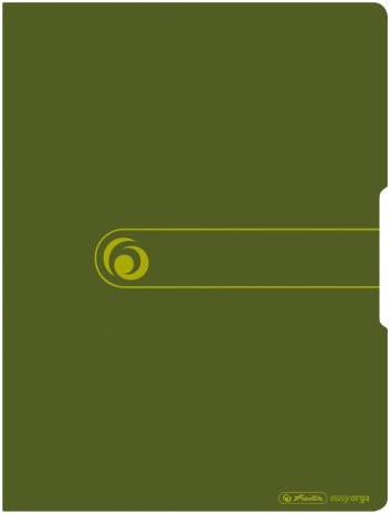Herlitz A4 Recycling Display Book - Dark Green (20 folder)