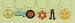 Flower Power Wine Charms That Wine Is Mine Set of Six Charms