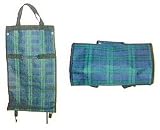 Outdoor Living : Folding shopping bag with wheels