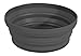 Sea to Summit X-Bowl Collapsible Silicone Camping Dish, Original (22 fl oz), Grey
