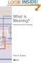 What is Meaning?: Fundamentals of Formal Semantics (Fundamentals of Linguistics)