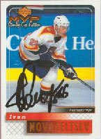 Ivan Novoseltsev, Florida Panthers, 2000 Upper Deck MVP Stanley Cup Edition Autographed Card