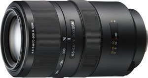 Sony SAL70300G 70-300mm f/4.5-5.6 SSM ED G-Series Compact Super Telephoto Zoom Lens