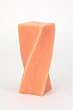 Twisted Pillar (8-inch) Peach Candle