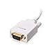 Cable Matters Mini DisplayPort to VGA Cable (Mini DP to VGA Cable) in White 10 Feet - Thunderbolt and Thunderbolt 2 Port Compatible