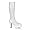 white stretch patent
