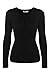 Zeagoo Women's Sexy Lace Up Deep V Neck Long Sleeve Top Blouse
