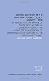 Address delivered at the Broadway Tabernacle, N.Y. August 1, 1838: by request of the people of color of that city, in commemoration of the complete ... on that day, in the British West Indies
